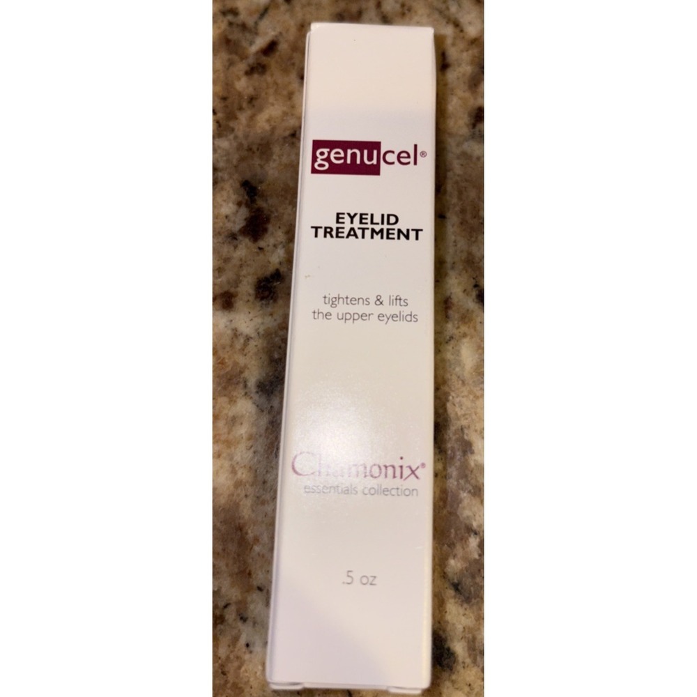Chamonix Genucel Eyelid Treatment -Tightens Lifts the Upper Eyelids- .5 oz -NIB*